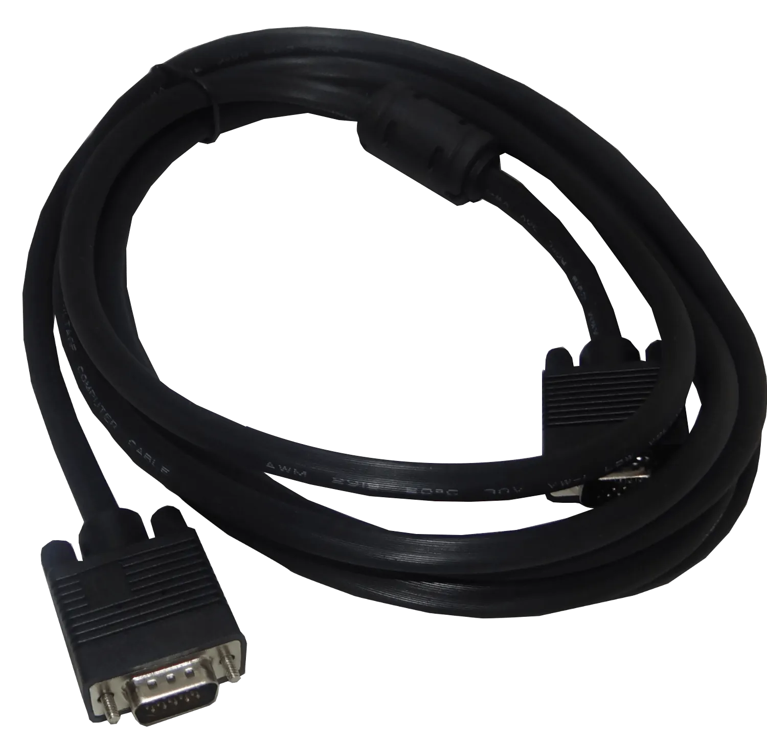 Cable VGA DB15 Macho a Macho, 3 Metros, Blindado, Negro 1