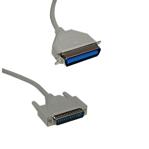 Cable Paralelo 1,8mt p/Impresora DB25-Macho CEN36 Gris VW-1 Centronics
