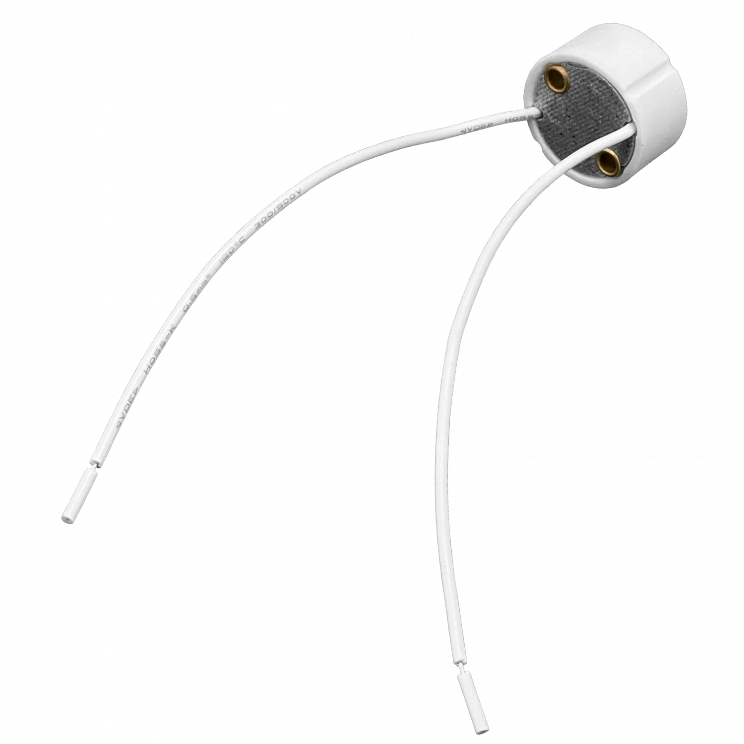 BASE GU10 Ceramica con cables Soquete Conector 1