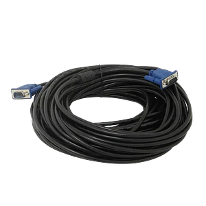 Cable VGA HDB15 Macho a Macho, 20 Metros, Blindado