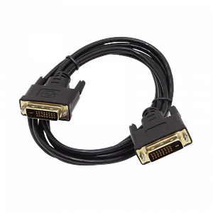 Cable DVI-D Dual Link Macho a Macho, 180cm, 24+1 Pines