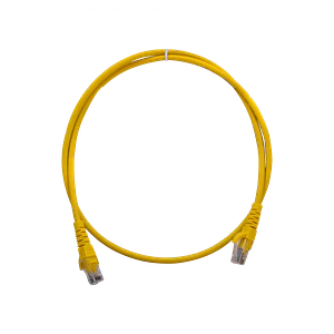 Cable Patch LINKMADE Cat6 Amarillo LSZH 1 metro Inyectado Multifilar para Conexiones Fiables