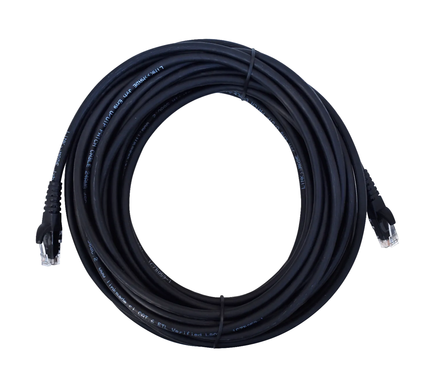 Cable Patch Cat6 Negro LSZH 10 metros Inyectado Multifilar para Conexiones Extensas 1