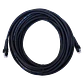 Cable Patch Cat6 Negro LSZH 10 metros Inyectado Multifilar para Conexiones Extensas - Miniatura 1