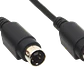 Cable S-VIDEO 1m,  Mini-DIN 4 pines macho-macho (negro) - Miniatura 1