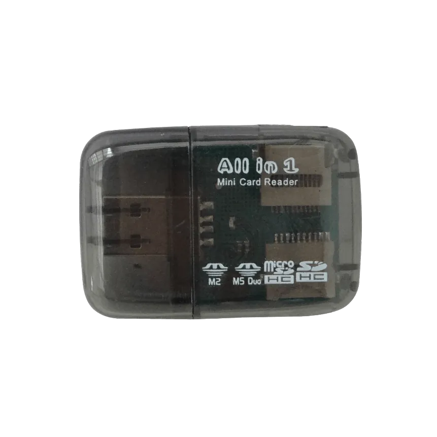 Lector de Memorias LSD-USB USB 2.0 Todo-en-1, SD, MicroSD, CF, MS, MMC, M2, MS-Duo, 480Mbps 1