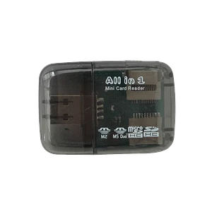 Lector de Memorias LSD-USB USB 2.0 Todo-en-1, SD, MicroSD, CF, MS, MMC, M2, MS-Duo, 480Mbps