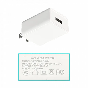 5V 1A 1000mA 5W USB-AH Cargador-americano 100-240V