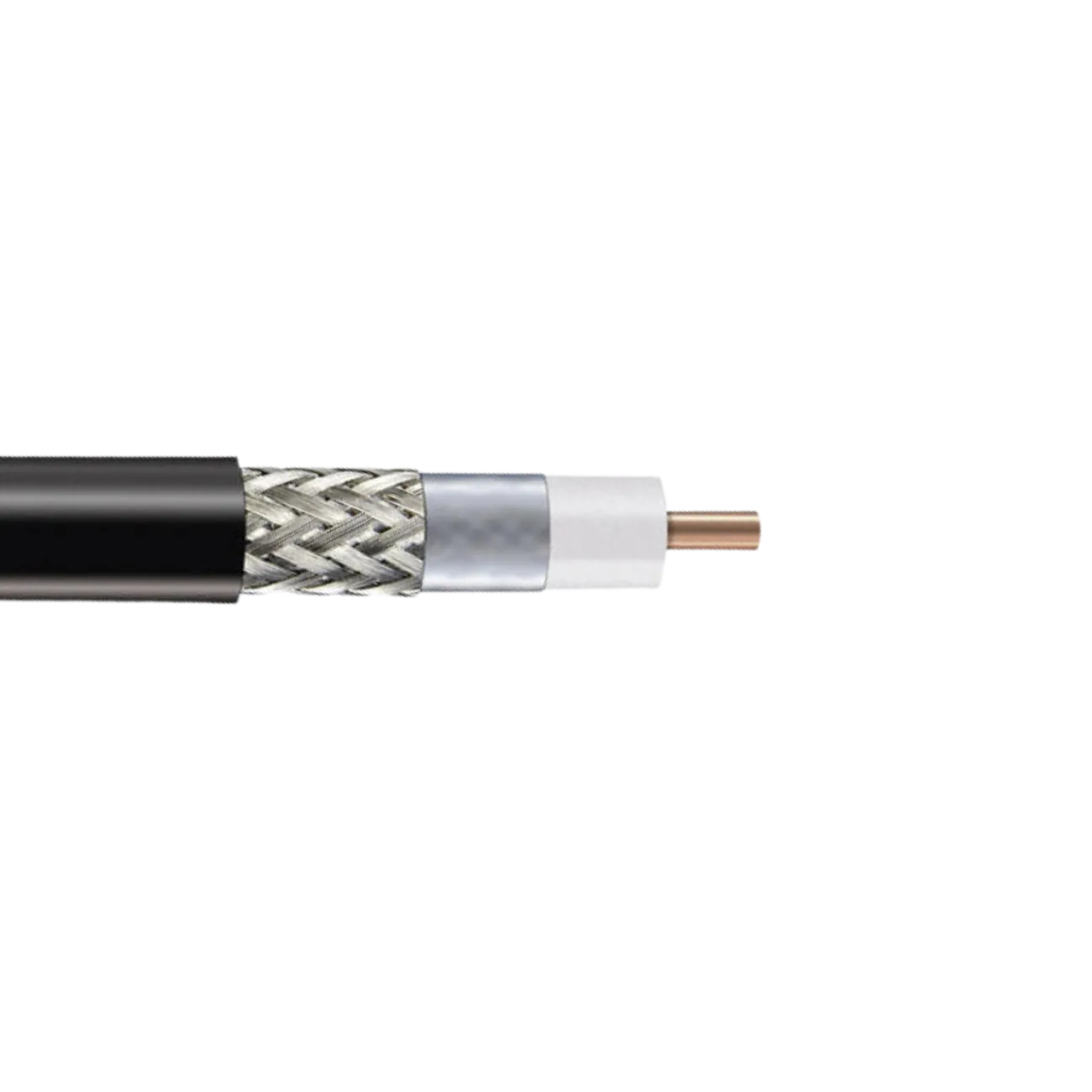 CA400 LMR400 Negro Serie-400 Cable Coaxial por Metro (Carrete-305mts) 1