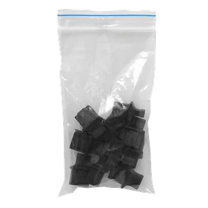 10-unids Tapa para Keystone RJ45 Negra Plastica