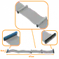 Cable IDE 47cm 4 Conectores Dual Ribbon 80 Pin Legacy - Miniatura 1