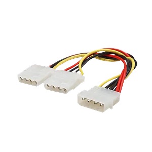 1-MOLEX-M 2-MOLEX-H Cable de poder tipo-Y 15cm