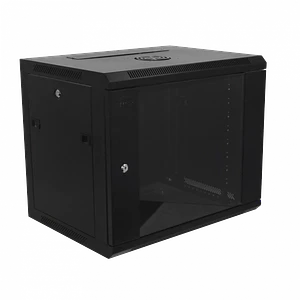 45cm-Fondo 9U Gabinete Rack Pared Negro inc-M6-2U