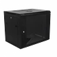 45cm-Fondo 9U Gabinete Rack Pared Negro inc-M6-2U - Miniatura 1