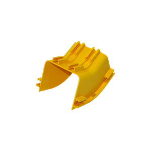 CCA-120-AE. 120x100mm Angulo 45º Exterior Amarilla PC+ABS LSZH Macho
