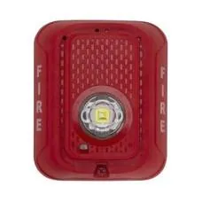 LED Estroboscópico Honeywell Montaje en Pared Rojo, en  Español  1