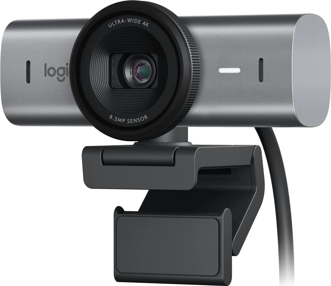 Cámara Web Logitech MX BRIO, Ultra HD, 4K, Color Grafito 1