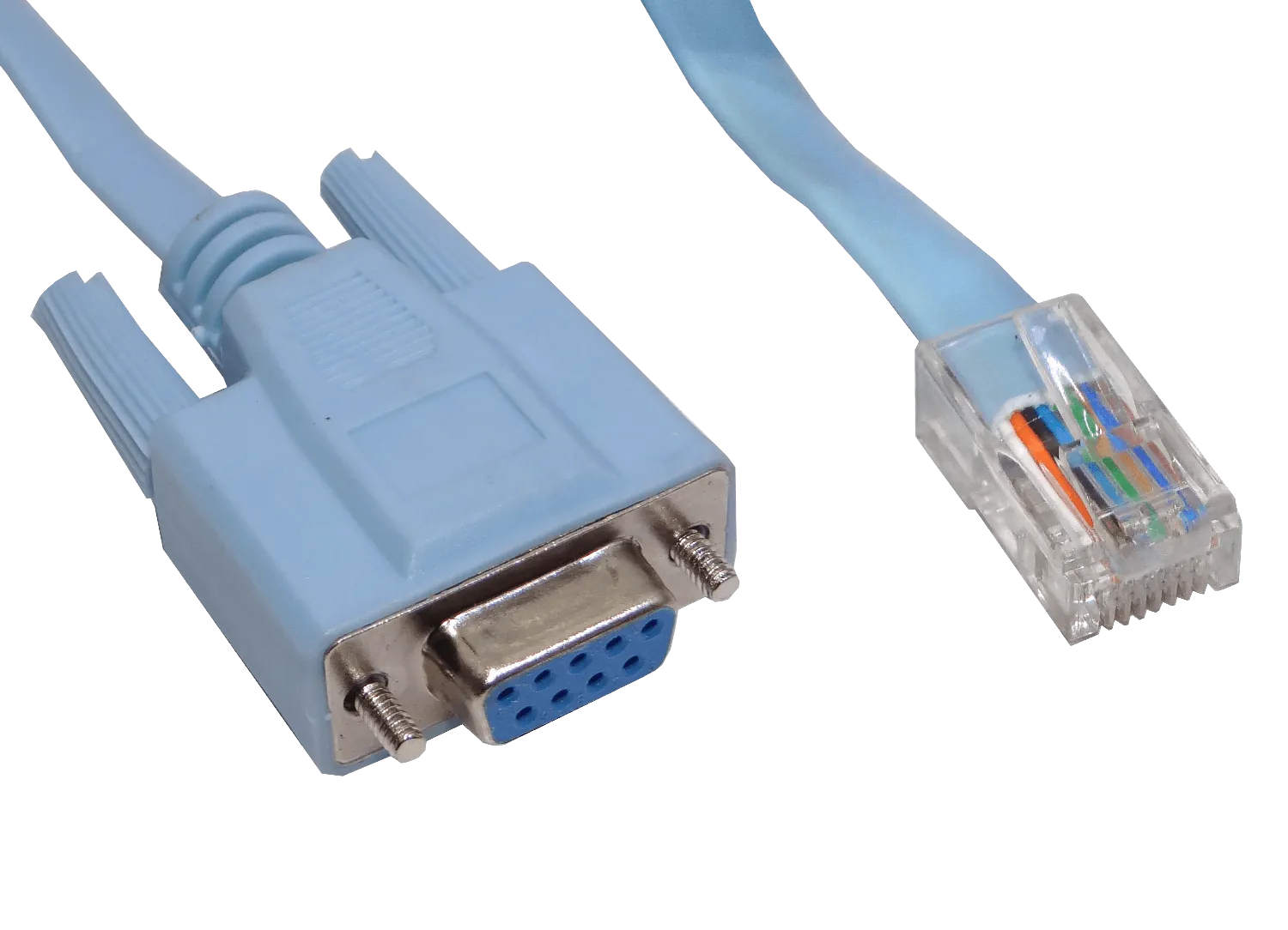 Cable RJ45-Macho DB9-Hembra DE-09/H p/Puerto RS232 Console Switch 1,8m 1
