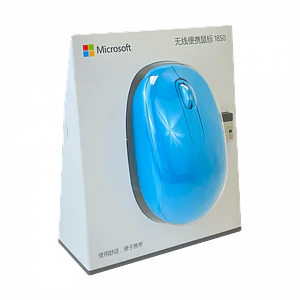 Mouse Celeste USB-AM inalambrico 2,4GHz req/1-AA Cyan-Blue