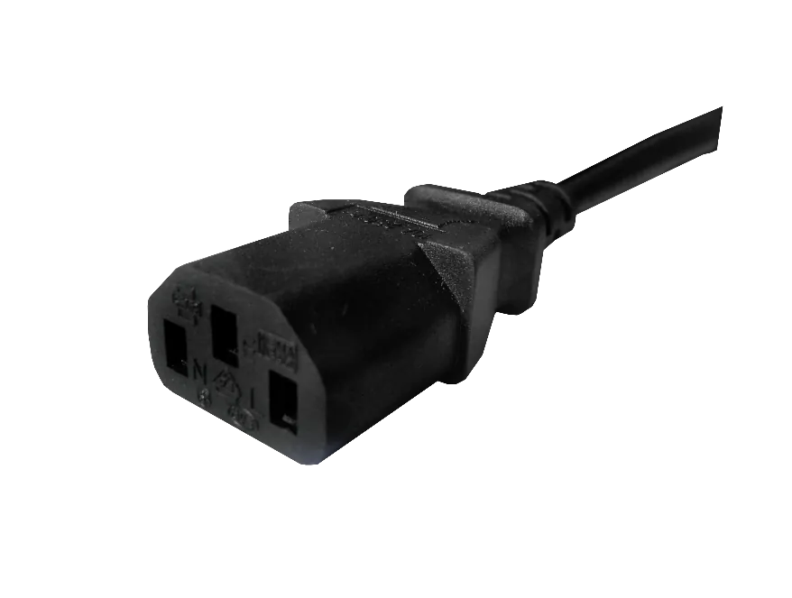 1,5mt MAGIC-Macho-2200-10A C13-Hembra Cable Poder Negro 3x1mm2 10A 1