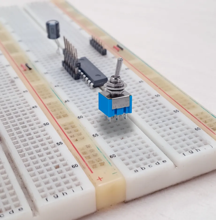 Interruptor MTS-202 6-Pin 2-Posiciones ON-ON 250V 3A DPDT Celeste 1