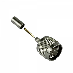 N-Macho LMR195 RG58 Conector Crimpeable Serie-195