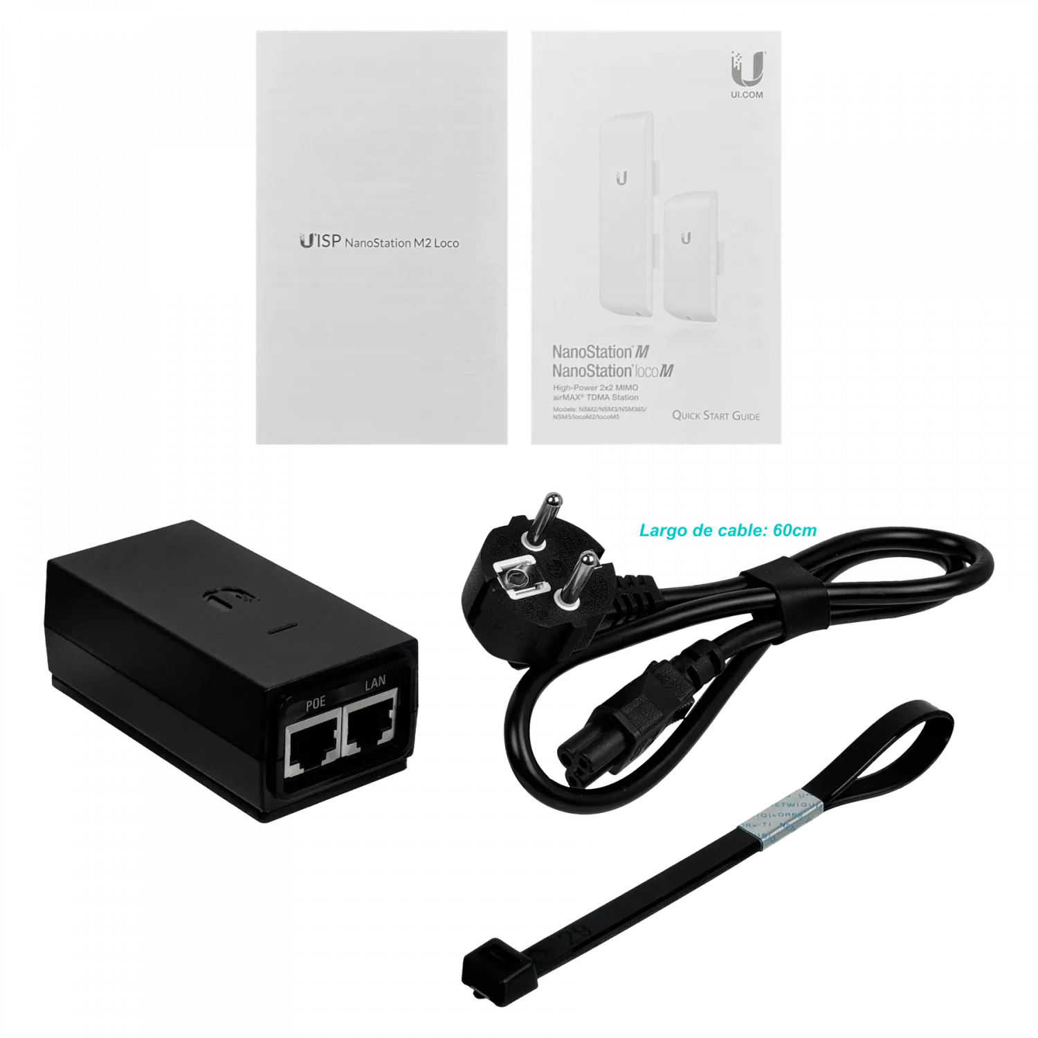 UBIQUITI 2,4GHz 8,5dBi 23dBm 1-100-RJ45 inc-PoE-24V 2x2 Exterior 1