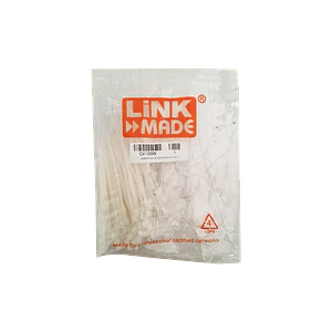 Amarras Plásticas LINKMADE Blancas 100x2.5mm – Pack de 100 Unidades 