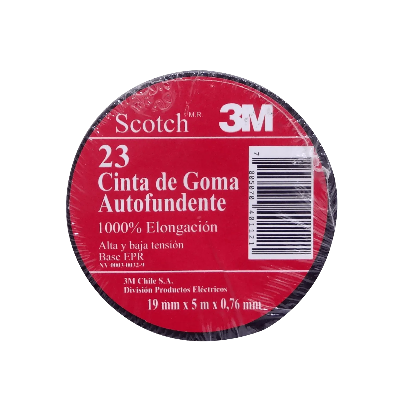 3M 19mm 5mt 30mils 0,76mm Cinta Goma Autofundente Vulcanizante Super23 1
