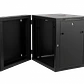 Rack LINKMADE 12U, Doble Bisagra, Fondo 60cm, Negro, Incluye 2U - Miniatura 1