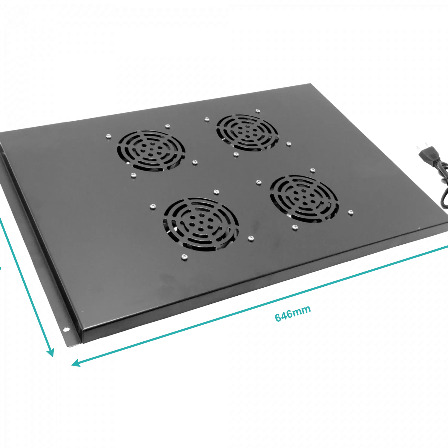 Bandeja Ventilada LINKMADE RAV-1L con 4 Ventiladores 220V Techo 646x410mm 1