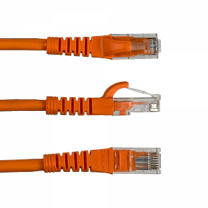 Cable Patch LINKMADE Cat5e 1mt Naranjo LSZH Inyectado Multifilar