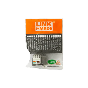 Keystone LINKMADE KP5GL Gris Cat5E UUTP Punchable RJ45 Hembra