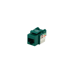 LINKMADE Verde Cat5E U/UTP Punchable Keystone Conector Hembra RJ45