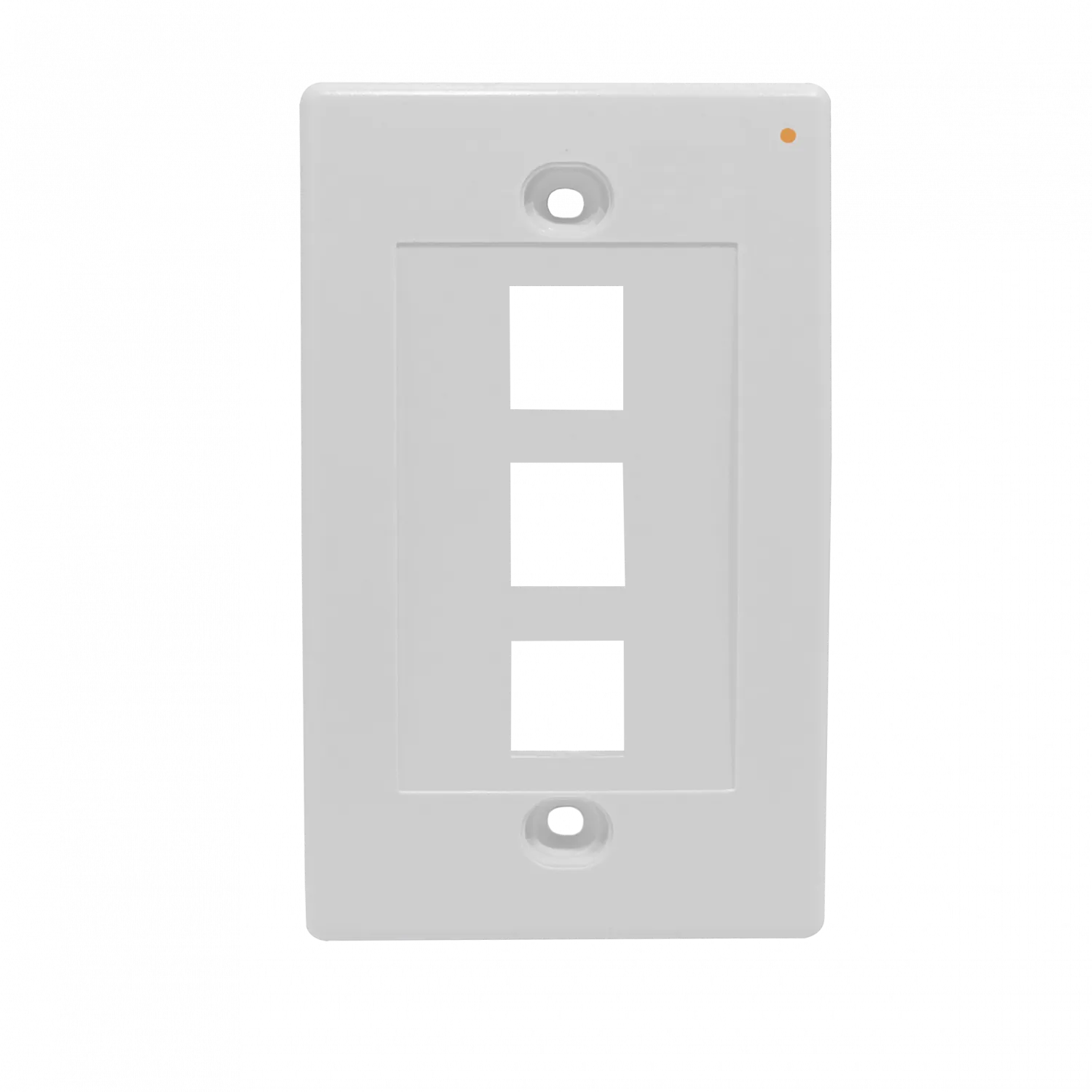 LINKMADE Blanco 3-Keystone Vertical Faceplate 70x114mm 1