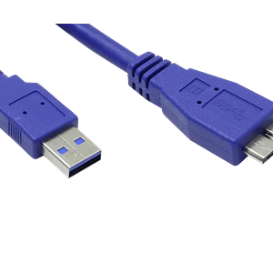 Cable USB DiscoDuro 0,9mt A-Macho MicroBSuper-Macho A/MicroBS 90cm