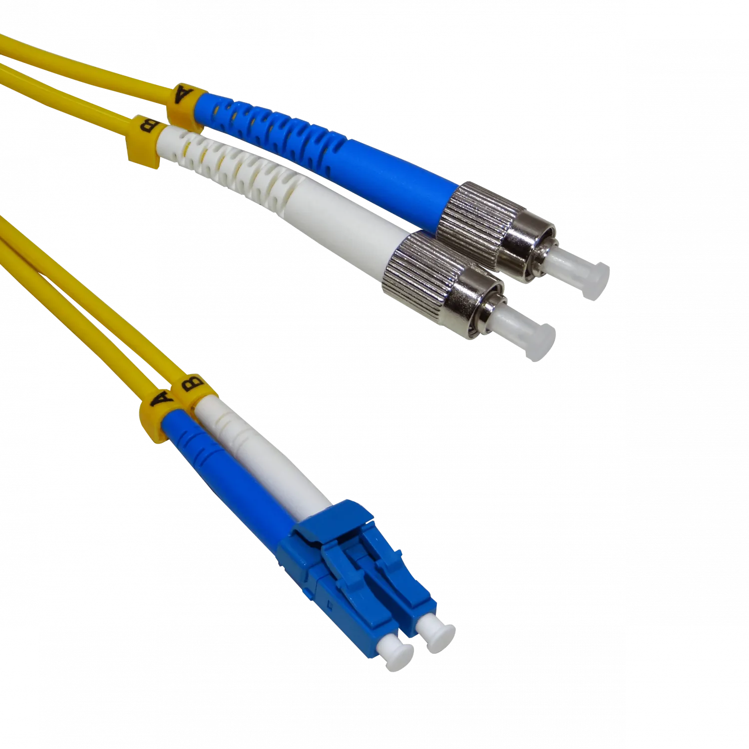 2mt LC-FC MonoModo SM Duplex Jumper Cable Fibra 9/125um LSZH 1