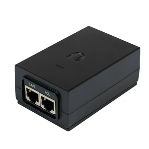 Inyector PoE Ubiquiti POE-48-24W, 48V, 24W, Soporte 802.3af Mode B, RJ45, Req. Cable Poder