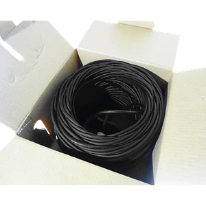 Cable F/UTP Exterior LINKMADE CBXL-SN1 100m Cat5e Cobre Sólido AWG24 Negro PE