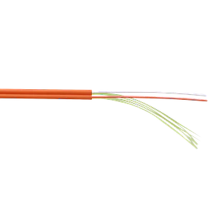 Cable de Fibra Óptica OM1 Zipcord 2,8x5,7mm LSZH 1-mt Duplex Multimodo 62.5/125um - CF1Z2
