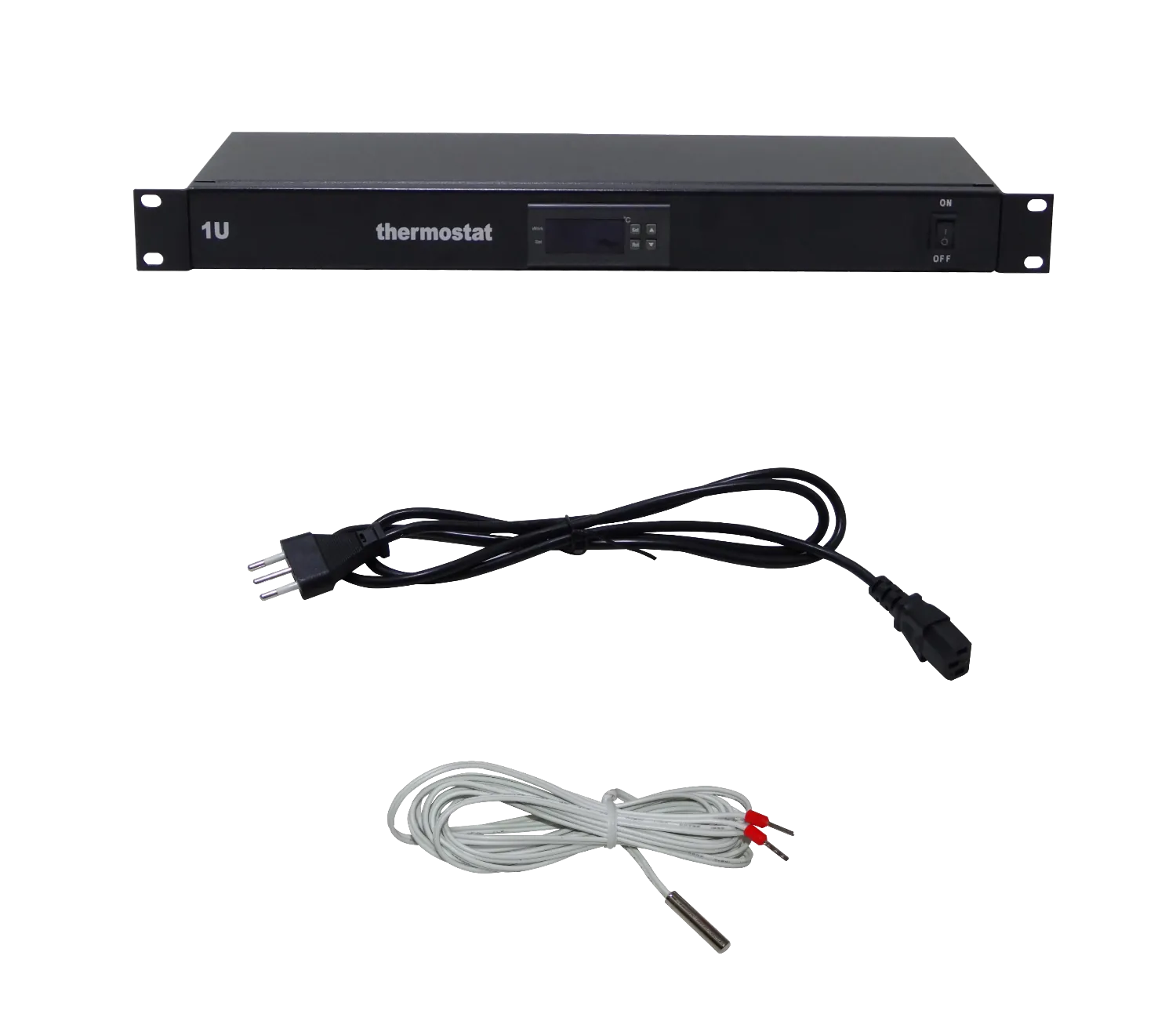 LINKMADE Termostato 1U Display Controla Enchufe C13/C14 220VAC 1
