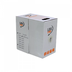 Caja Cable UTP LINKCHIP Cat5e Gris Interior AWG24 Multifilar 305mt Cobre