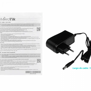 Router MikroTik hEX RB750Gr3 - 5 Puertos Gigabit, Dual-Core a 880MHz, 256MB RAM, RouterOS