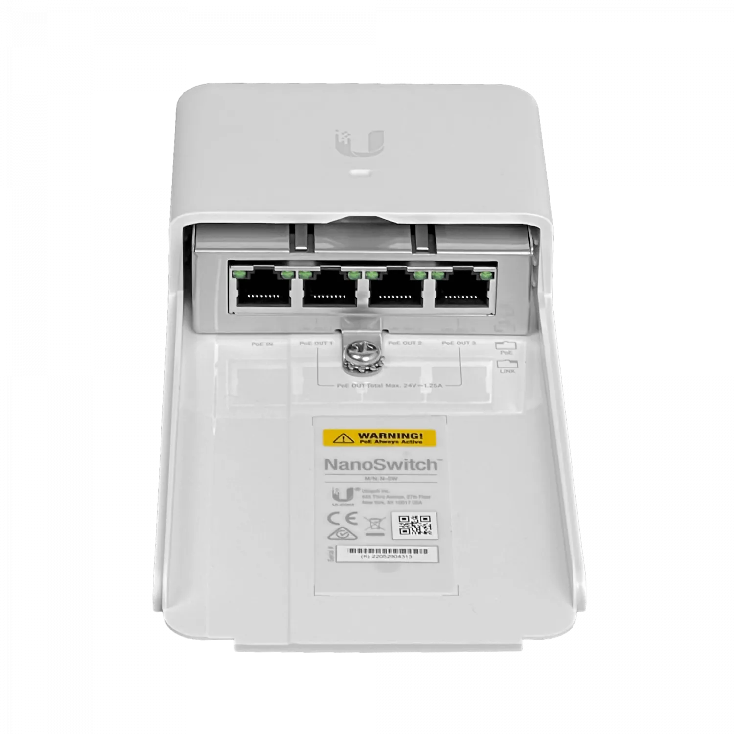 UBIQUITI Nano Switch no-Admin 4-1000 PoE-in/out Exterior req-PoE24V 1
