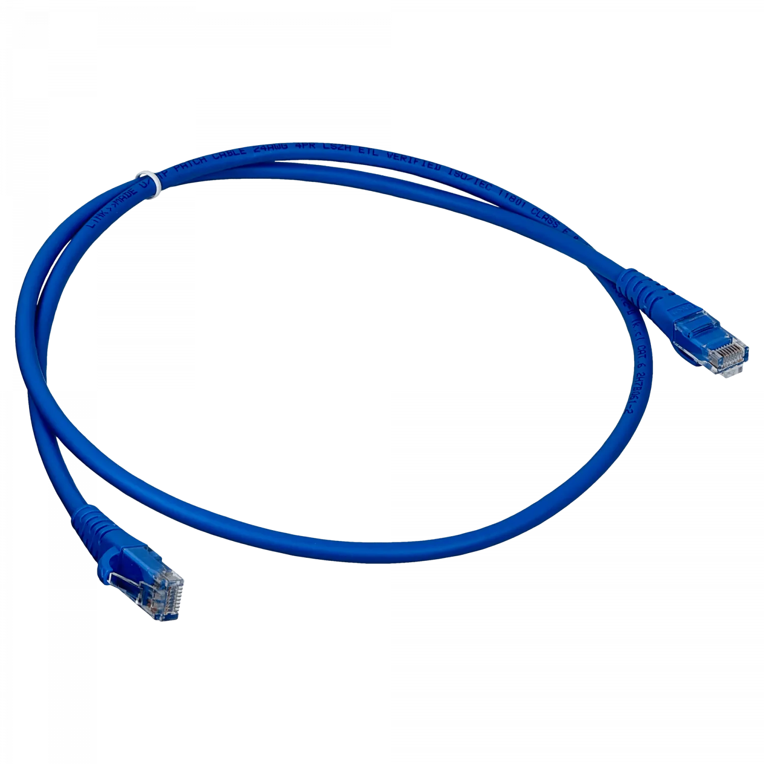 Cable Patch LINKMADE Cat6 Azul LSZH 1 metro Inyectado Multifilar 1