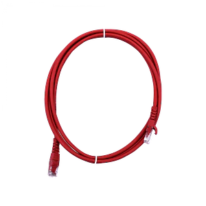 Cable Patch LINKMADE Cat6 Rojo LSZH 2 metros Inyectado Multifilar para Conexiones Fiables