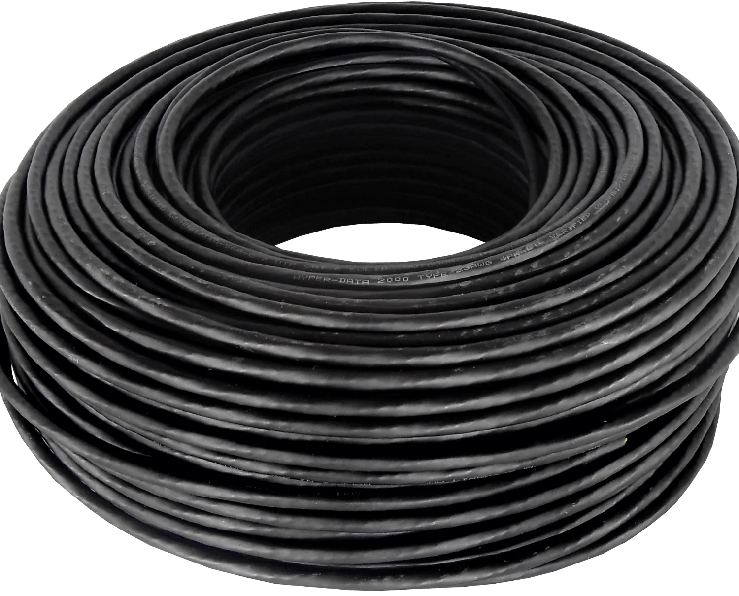 Cable UTP Exterior LINKMADE CBX6L-UN1 100m Cat6 Cobre Sólido AWG23 Negro PE 1