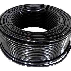 Cable SF/UTP Cat6 exterior unifilar 100 m, LINKMADE CBX6L-SFN1, negro, cobre 100 %