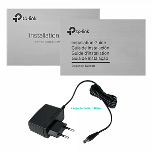 Switch TP-LINK TL-SG1008D 8 Puertos Gigabit, Auto MDI/MDIX, Sin Ventilador, Plug%Play, No Administra