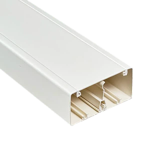 Canaleta LinkChip QN1W PVC blanco 100x50mm con separador y tapa 2m